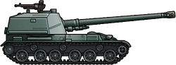 Sideview of Type 59-1 SPG